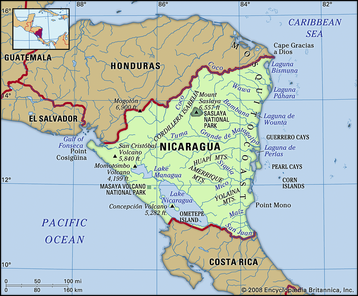 Nicaragua | Geography, History, & Facts | Britannica