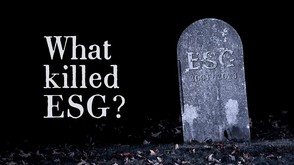 Opinion: What Killed ESG? - Directors & Boards