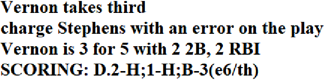 Diamond Mind Baseball Play By Play