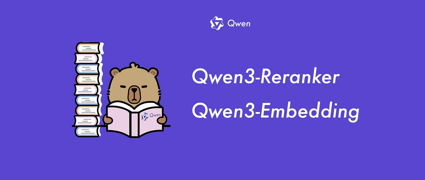 Qwen on X: "🚀 Proud to introduce the Qwen3-Embedding and Qwen3-Reranker  Series – setting new standards in multilingual text embedding and relevance  ranking! ✨ Highlights: ✓ Available in 0.6B / 4B /