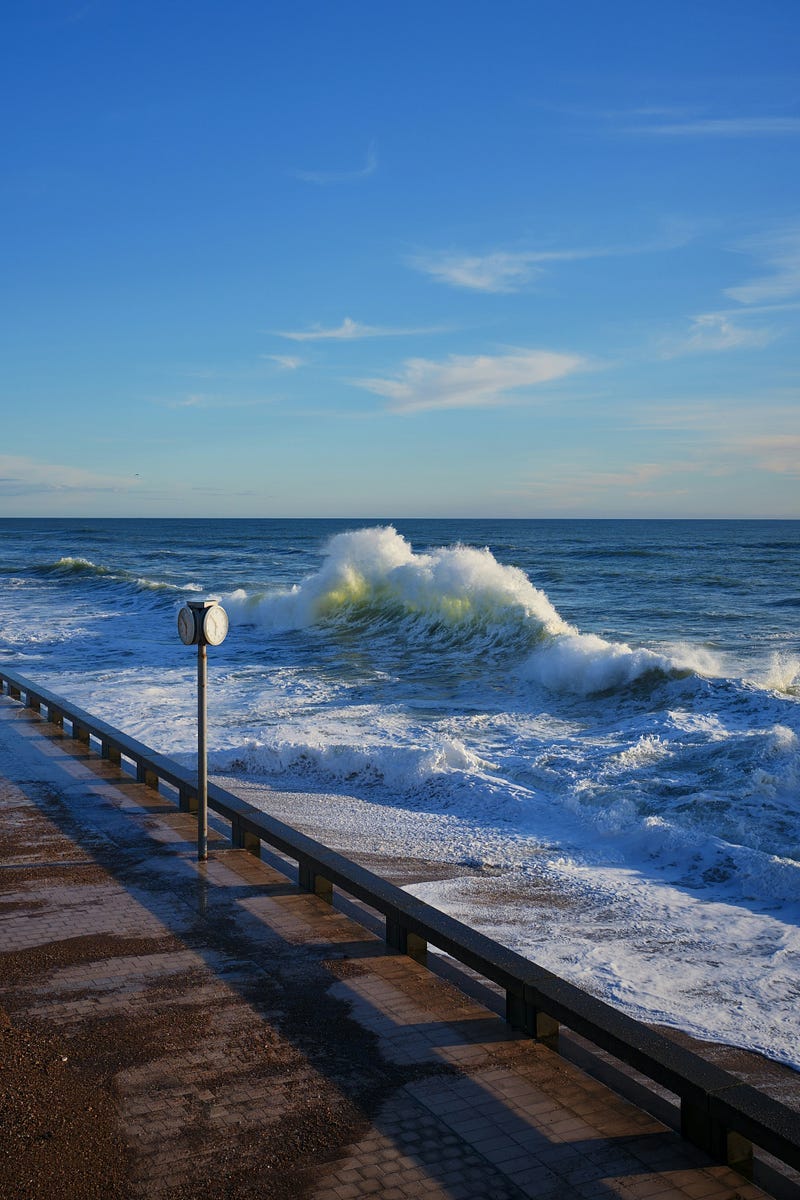 Waves near the beach.