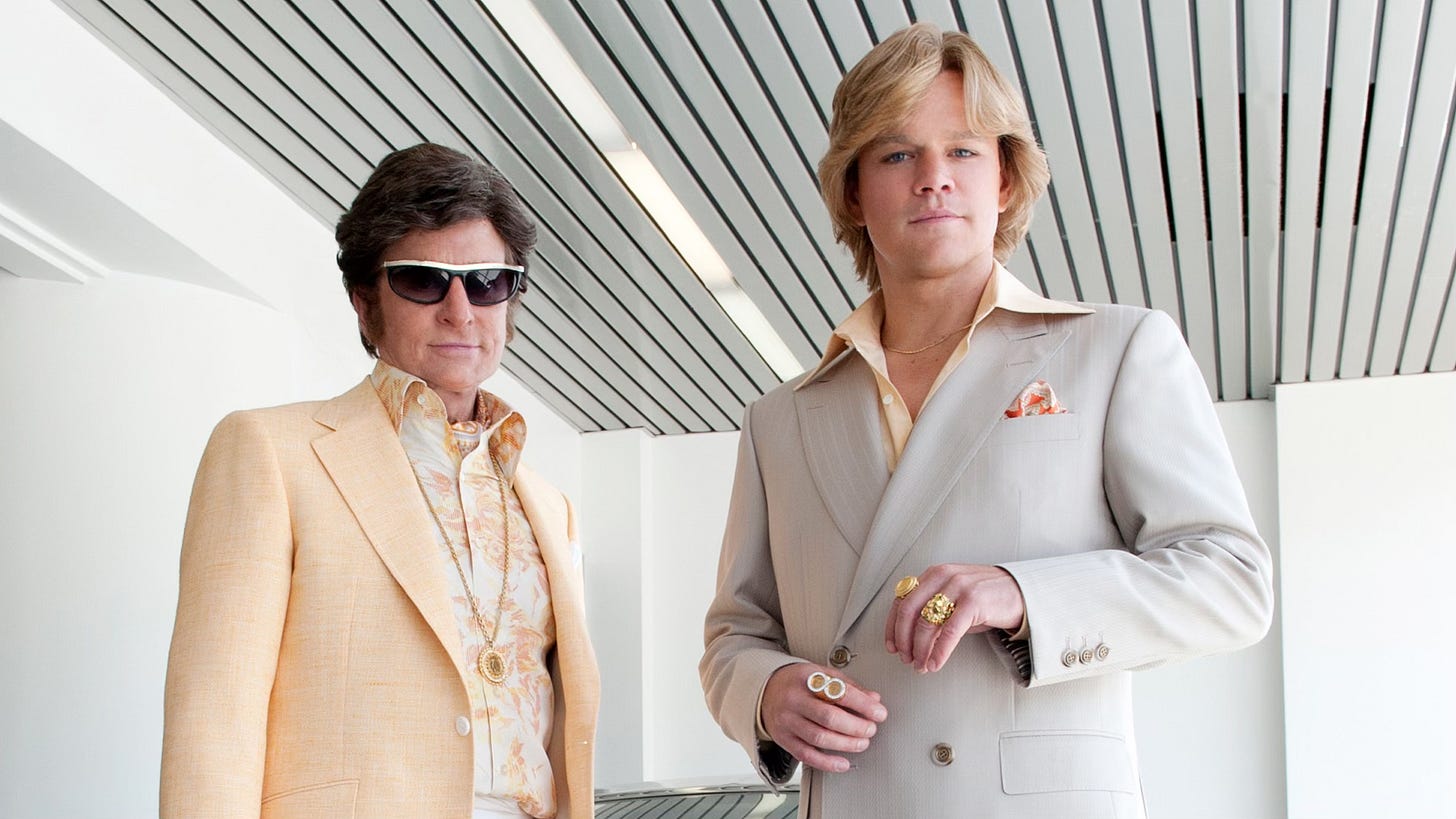 Michael Douglas and Matt Damon in Soderbergh's Behind the Candelabra.