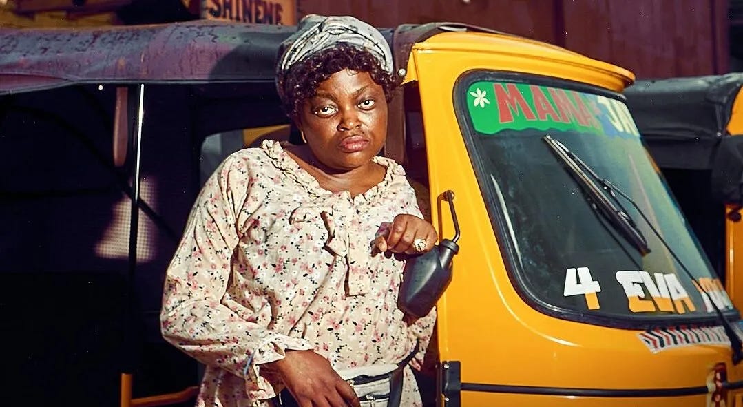 Funke Akindele acted as a commercial tricycle driver in A Tribe Called Judah
