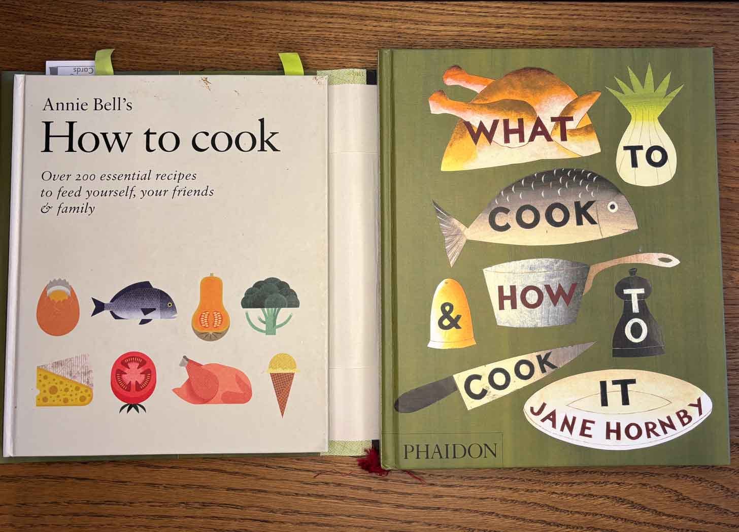 Cookbook covers.