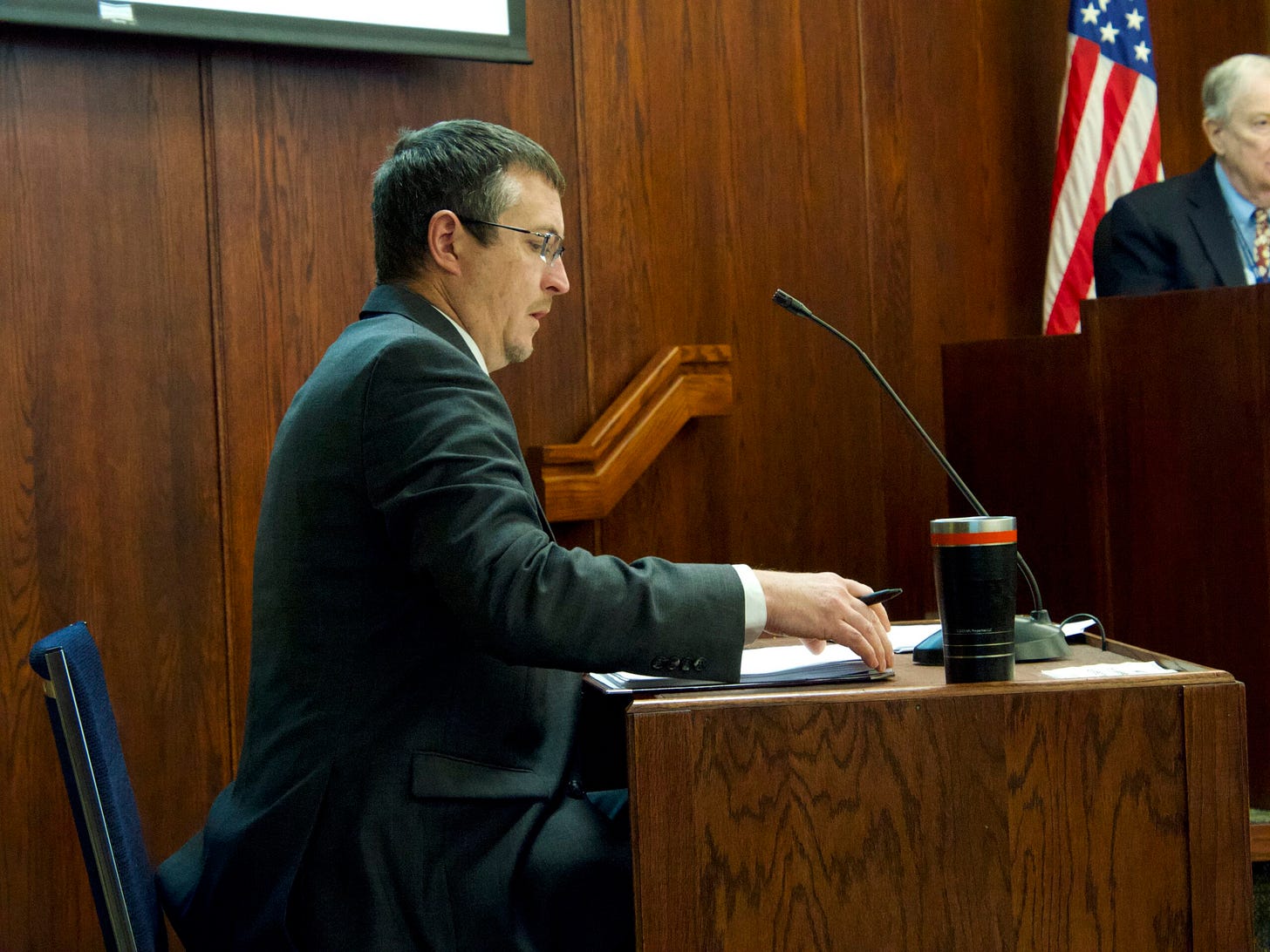 Justin Grady, Kansas Corporation Commission deputy director of utilities, testified Tuesday about his support for additional generation capacity to provide electricity in Kansas.