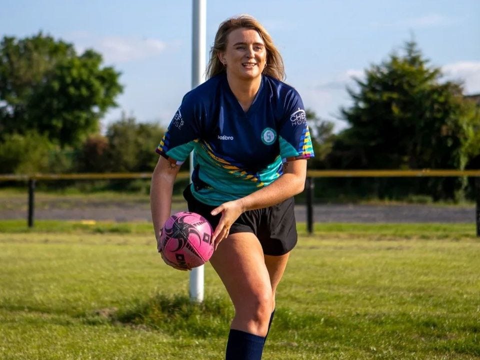 Sarah Lynch. Photo: Sarsfield Rugby