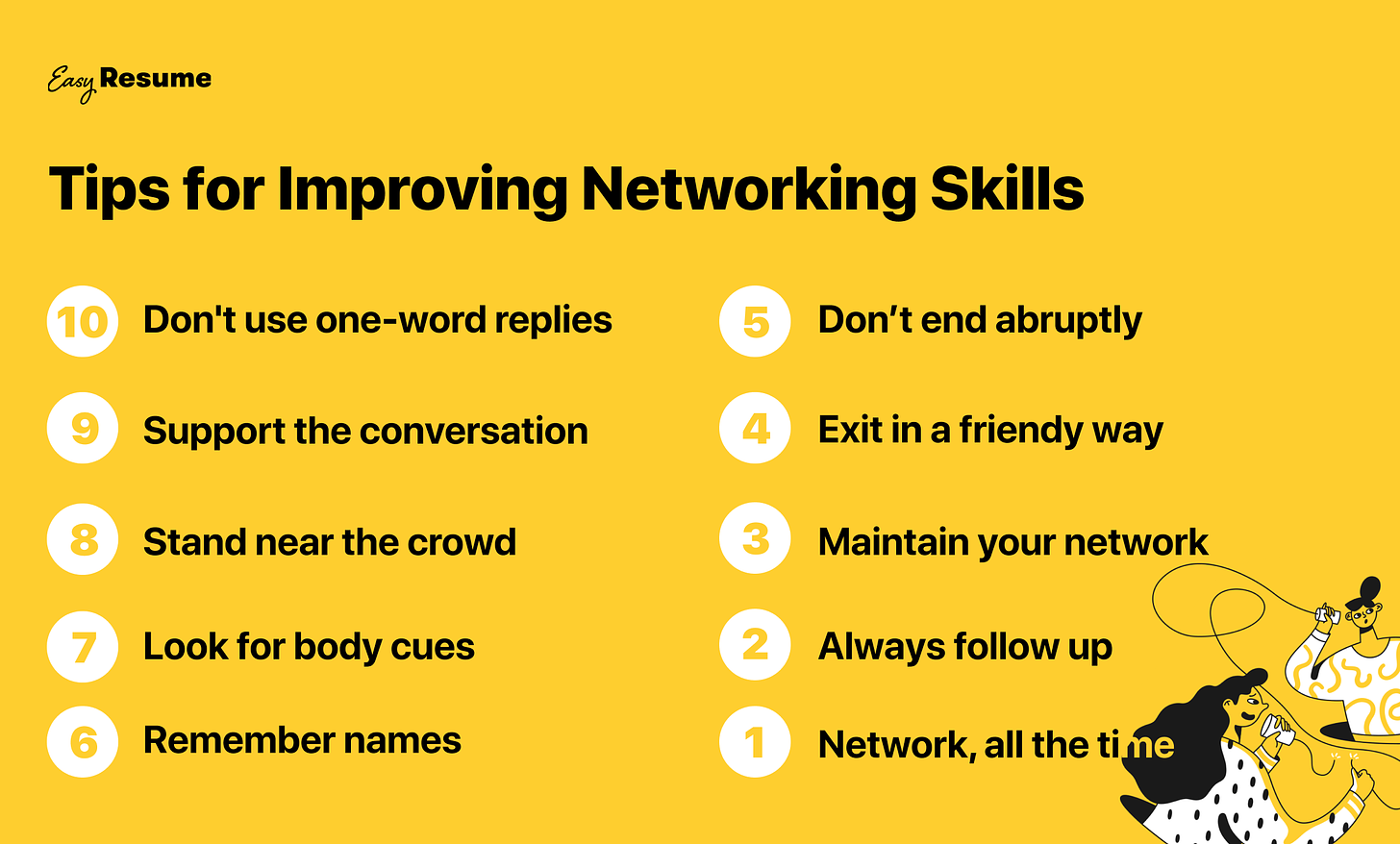 10 Ways to Improve Your Networking Skills in 2022 | Easy Resume