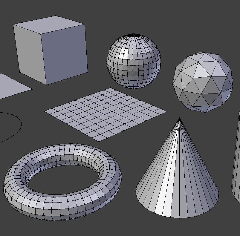 Primitives - Blender 4.2 Manual