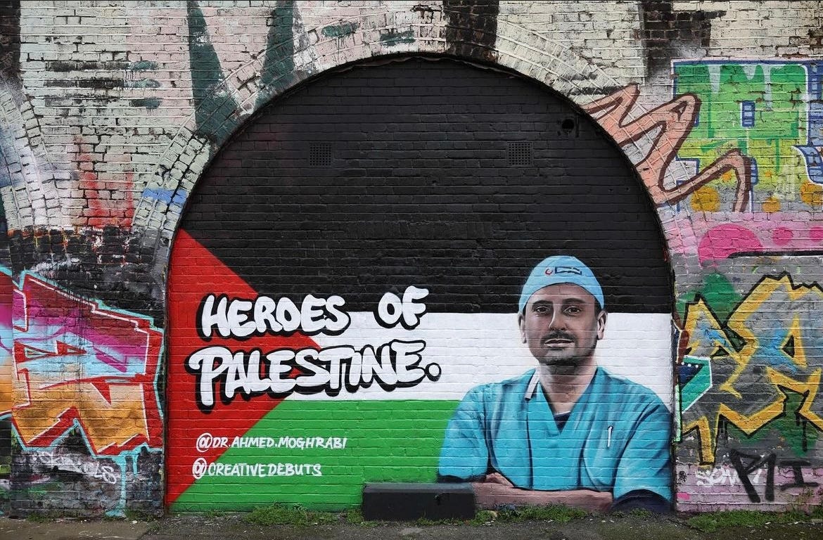 East London's streets become canvas for pro-Palestine art | Arab News