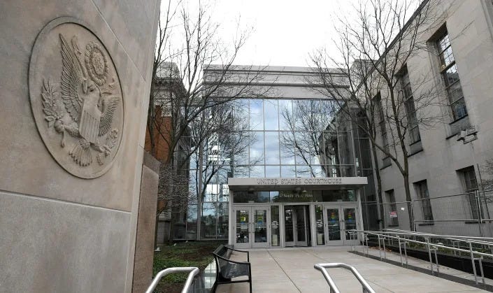 A 68-year-old woman from Meadville who pleaded guilty to mail fraud was sentenced at the federal courthouse in Erie on Thursday.