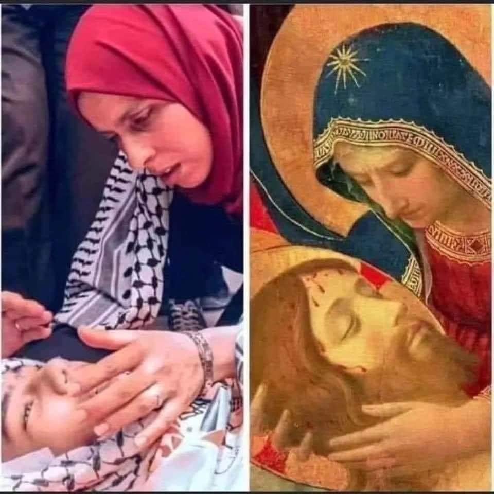 War Reports on X: "Two mothers watching over their sons in the Holy Land -  two thousand years apart… #Jesus #Gaza #palestine #Jerusalem #MotherMary  https://t.co/vN41Ujd0kQ" / X