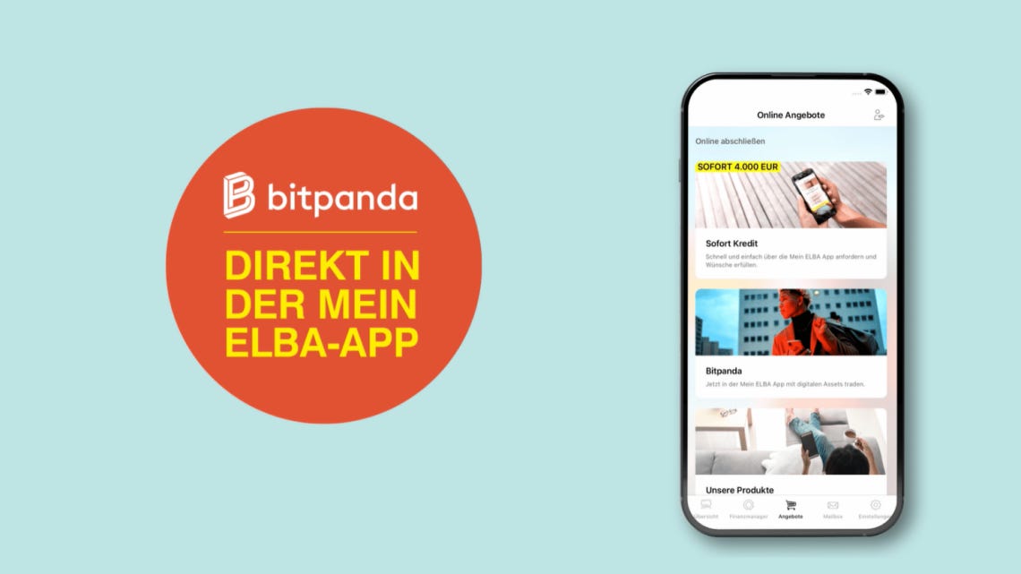 Bitpanda in Ihrer Mein ELBA-App