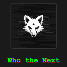 logo of Funksec Ransomware has a "glitch" graphic of a wolf over the words "Who the Next"