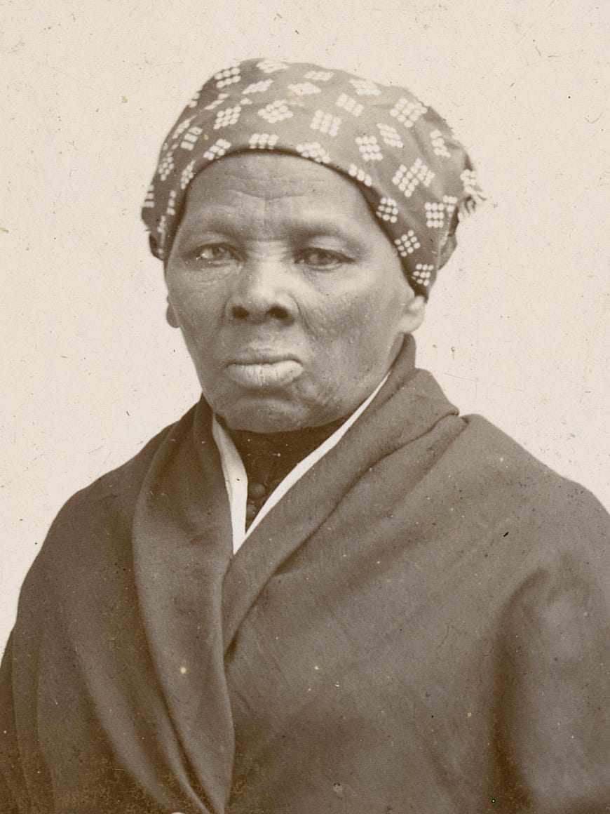 Harriet Tubman photographed in 1985.