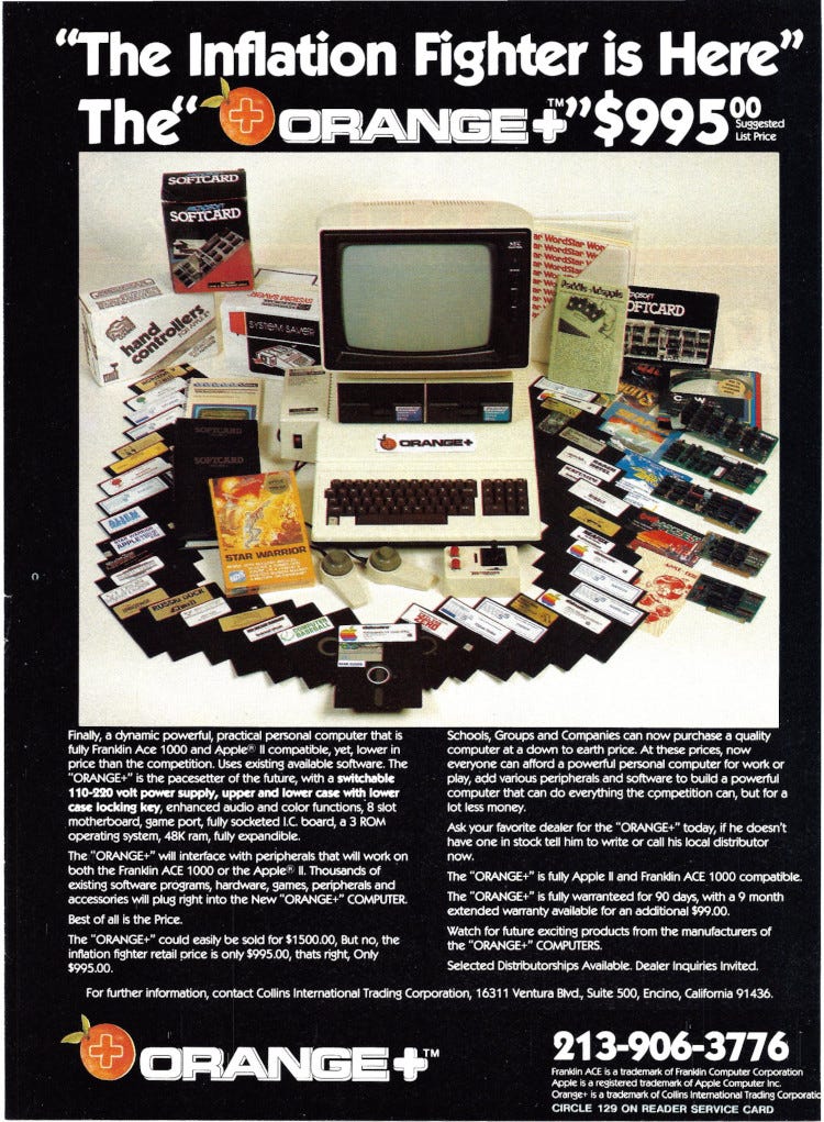 From the April 1983 issue of Creative Computing magazine