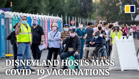 Coronavirus: California's Disneyland hosts mass Covid-19 vaccination ...