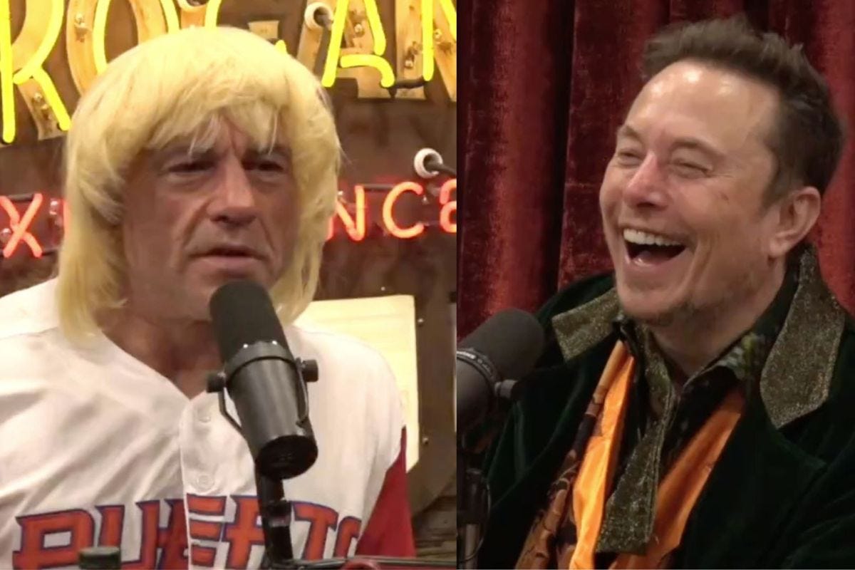 Joe Rogan stunned as Elon Musk jokes about Israel conflict with 'Hummus' -  THE NEW INDIAN