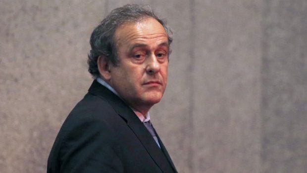 michel platini resigning from uefa due to ban 2016 images