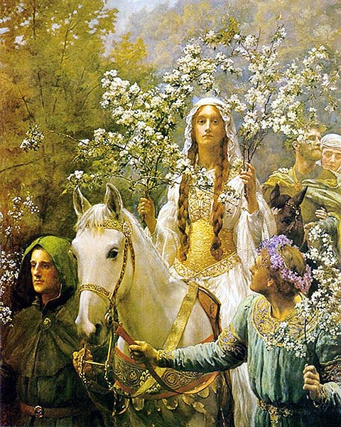 File:John Collier - Queen Guinevere's Maying.jpg