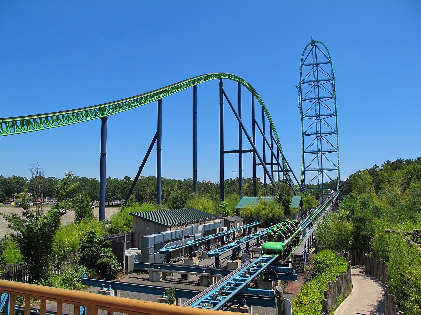 kingda ka roller coaster