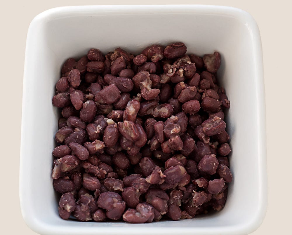 Cooked Adzuki beans