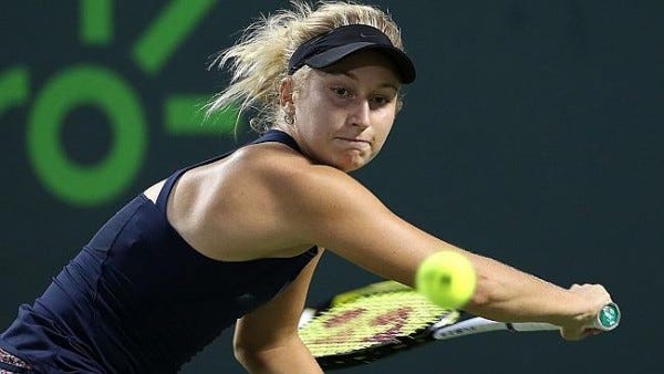 Maria Sharapova knocked out of miami open by dasha gavrilova 2015