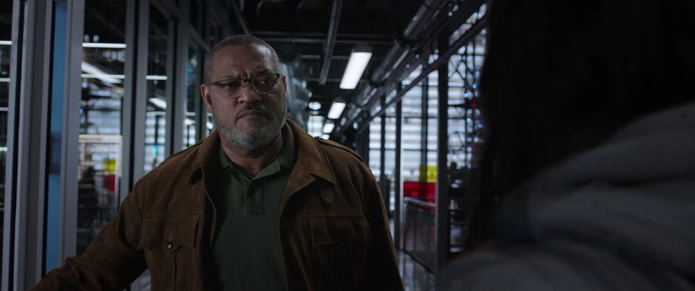 Laurence Fishburne as Bill Foster in Ant-Man and the Wasp.