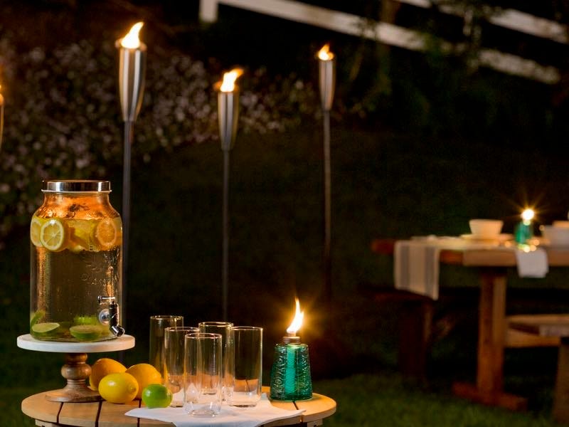 tiki citronella torches