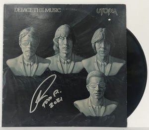 Todd Rundgren Signed Autographed "Utopia" Deface the Music Record Albu –  Autographed Wax