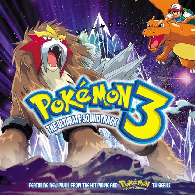 Many of the themes from Totally Pokémon were re-released on Pokémon 3: The Ultimate Soundtrack on April 3rd 2001 in North America