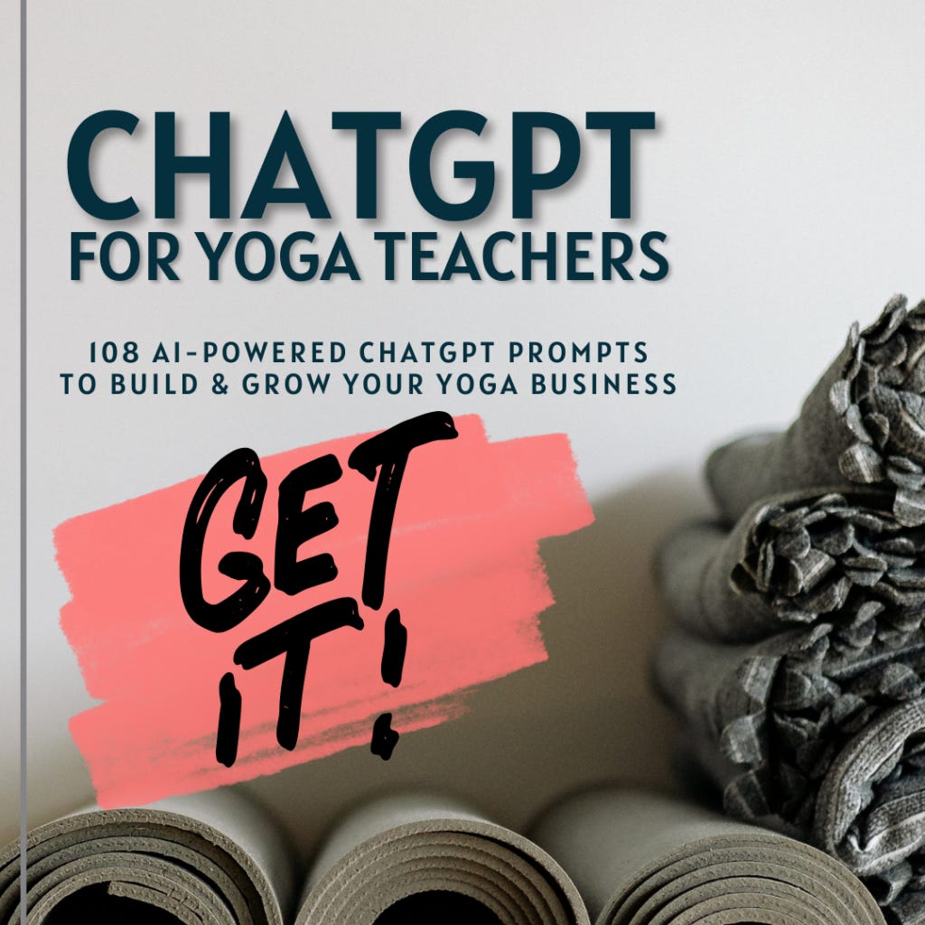 use chatgpt to find locations for teaching yoga

