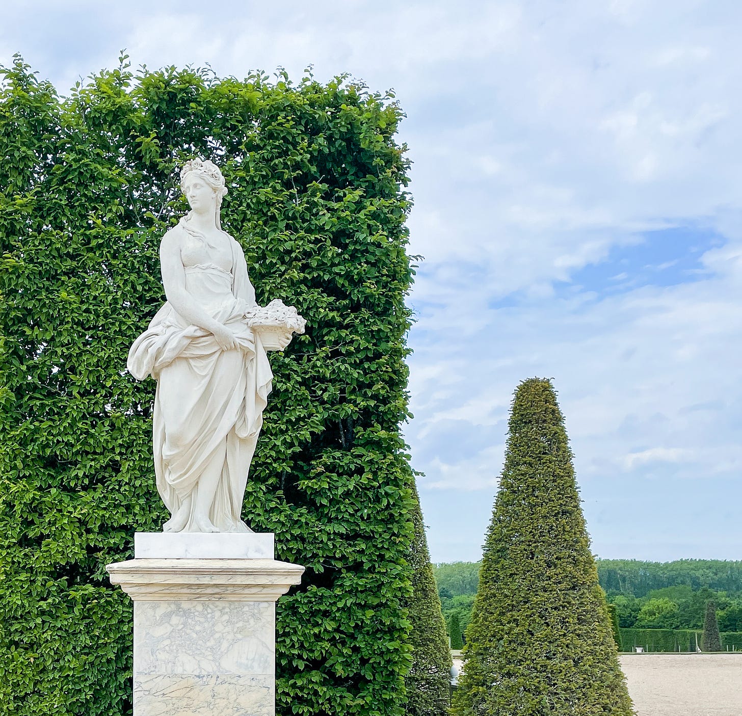 Statuary at the Garden of Versailles. France