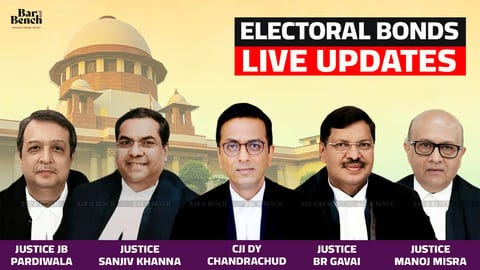 Supreme Court, Electoral Bonds, Live Updates