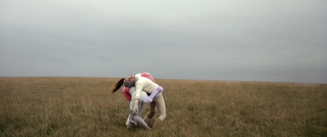   Still from the short film of MA Fashion Futures graduate Kaja Grujic, ‘Entangled’, featuring dancers responding to the theme of fashion and nature. [Credit: Kaja Grujic]