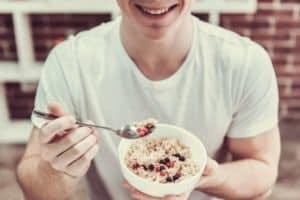 breakfast in bowl