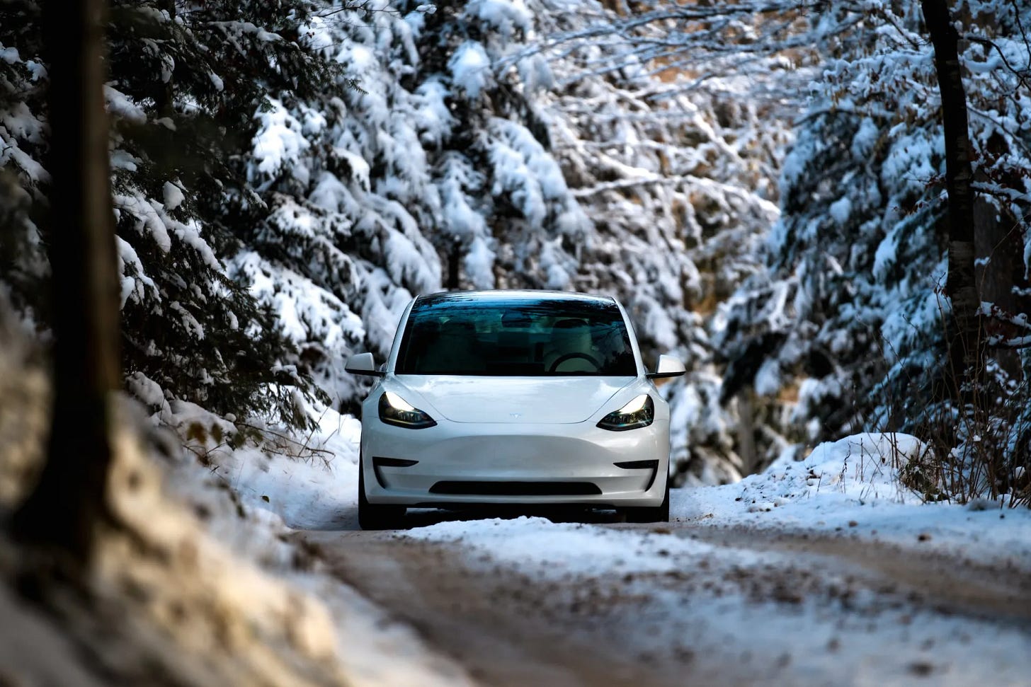 Tesla in Winter