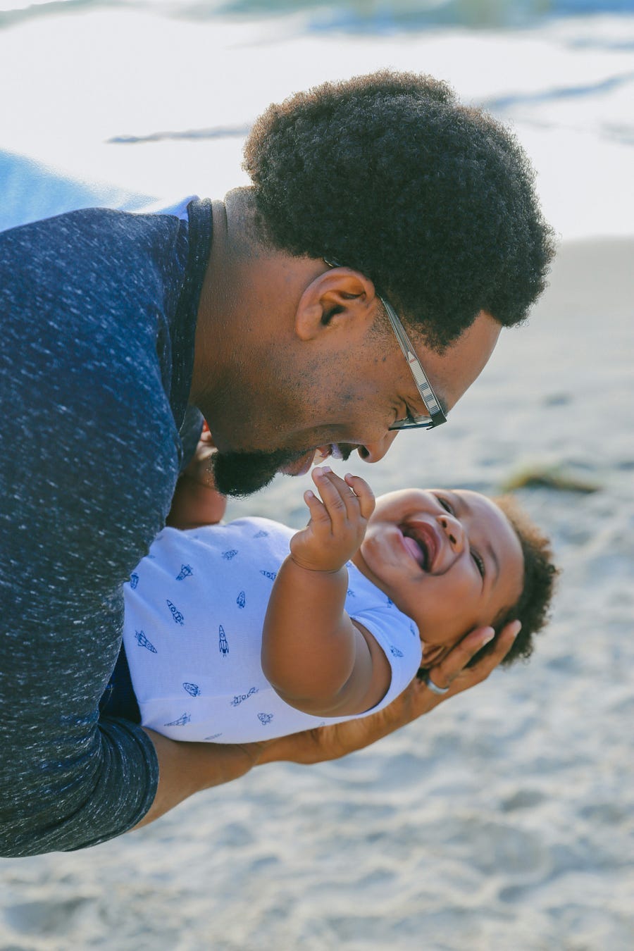Happy Father and Child. Happy Father and Child.
