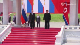 Pyongyang welcomes Putin with spectacular ceremony (VIDEO)