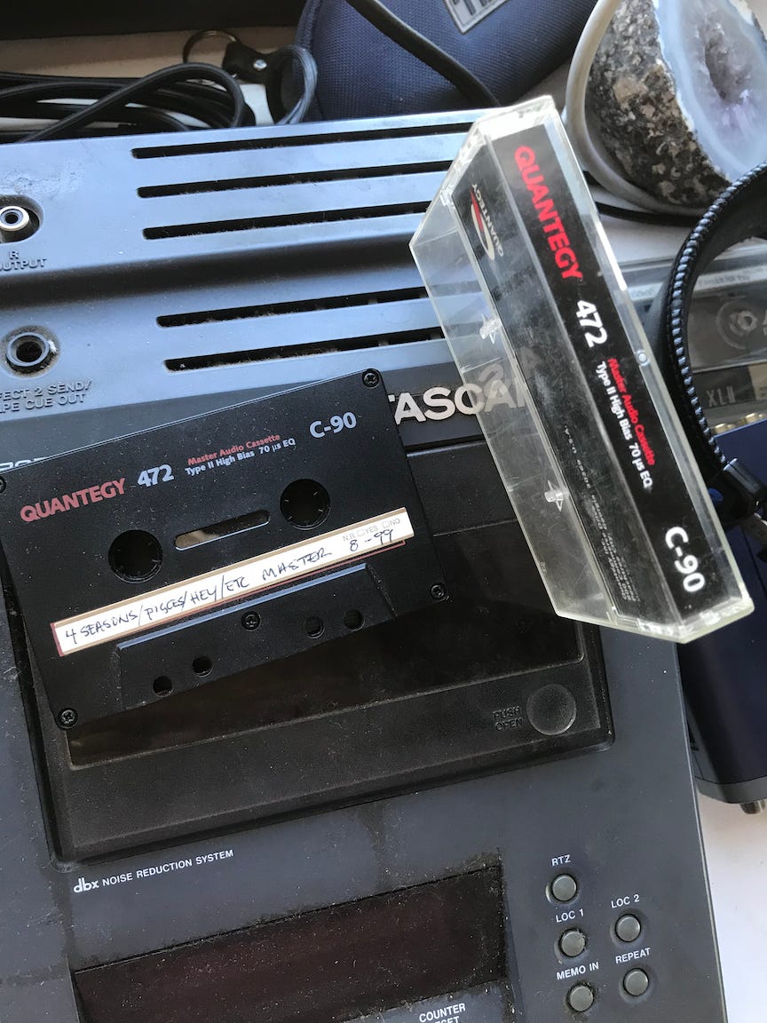 Cassette tape on which today's mixed up file was recorded.
