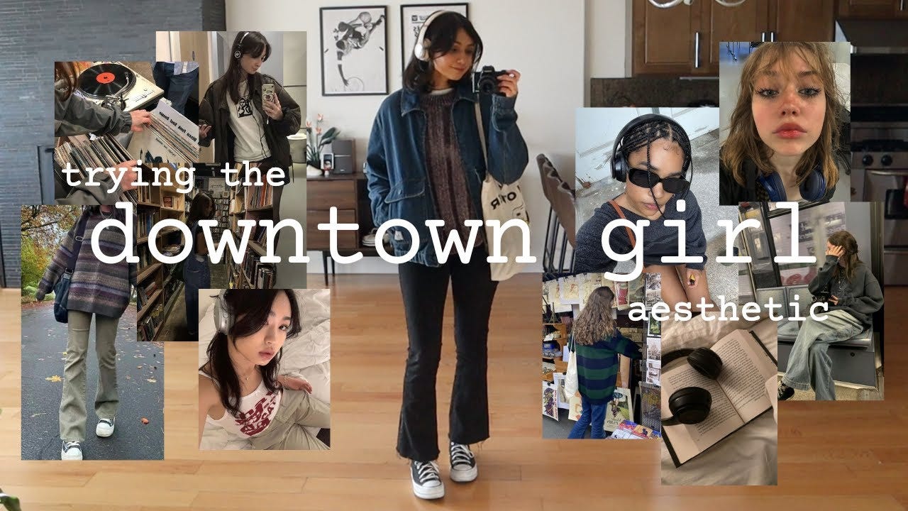 Transforming Into a Downtown Girl // Finding My Aesthetic - YouTube