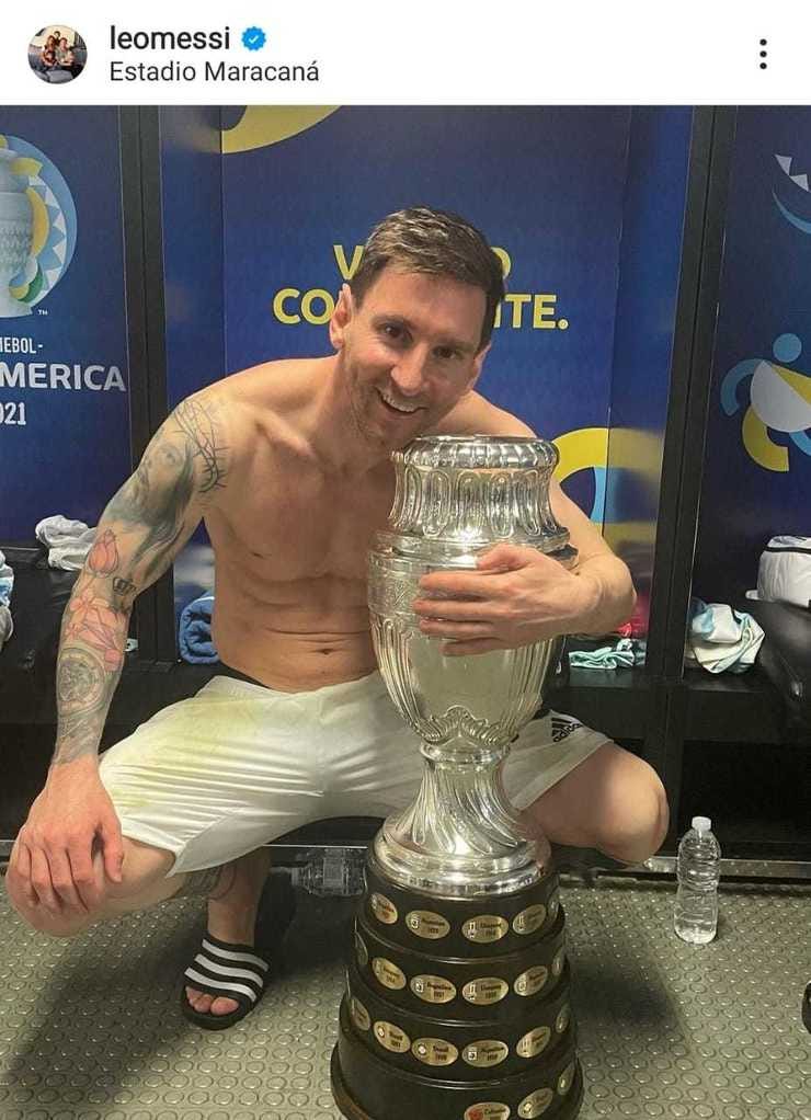 Traeme la copa: Messi, 21 millones de likes y contando....