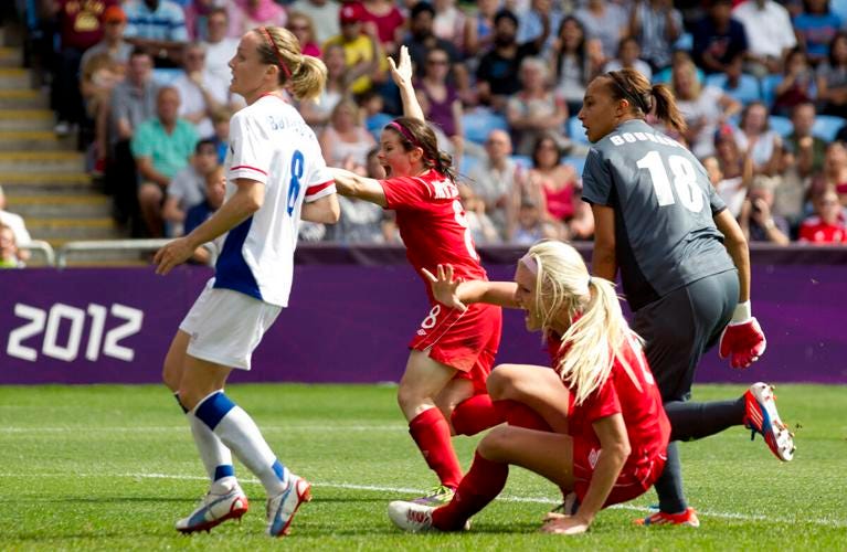Soccer bronze, wrestling silver highlight Day 13 of Olympics