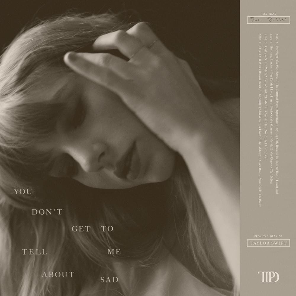 Taylor Swift - THE TORTURED POETS DEPARTMENT (The Bolter Edition) Lyrics  and Tracklist | Genius