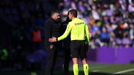 El Valladolid respira y deja a Gattuso en la cuerda floja: "Respetaré lo  que decida el club"