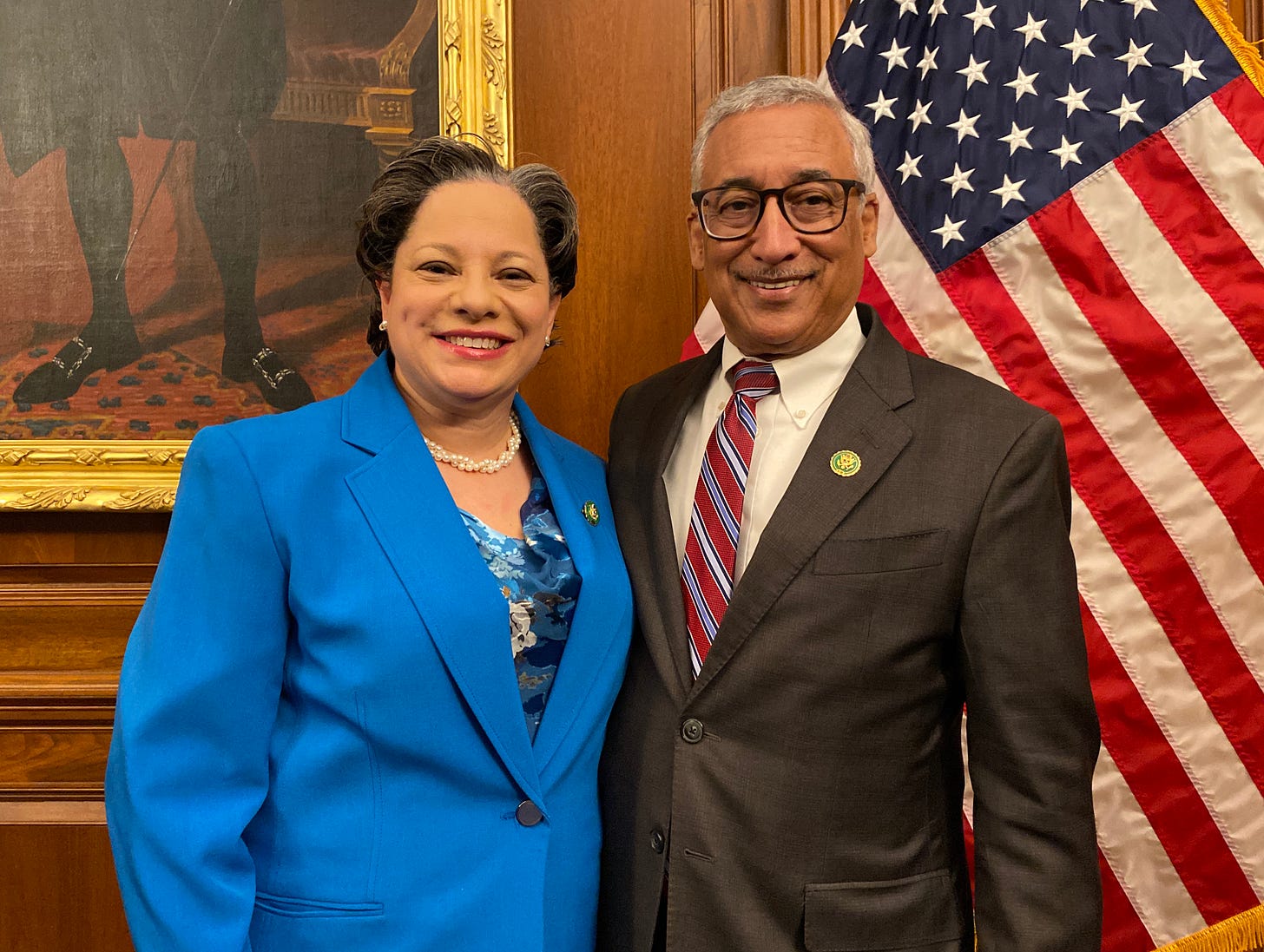 Reps. Jennifer McClellan and Rep. Bobby Scott