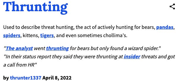 thrunting urban dictionary