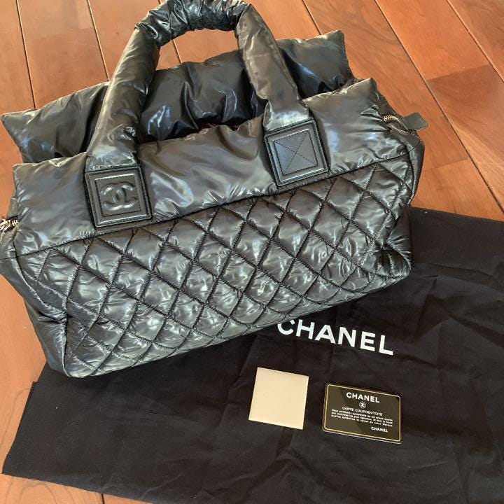 CHANEL CC Coco Logo Cocoon Tote Bag Used - Picture 1 of 10