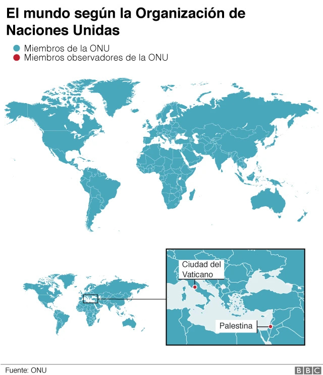 Mapa ONU Mapa ONU