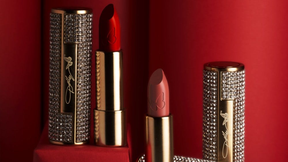 Dolly Parton Bedazzles Her First Lipstick, Makeup Products