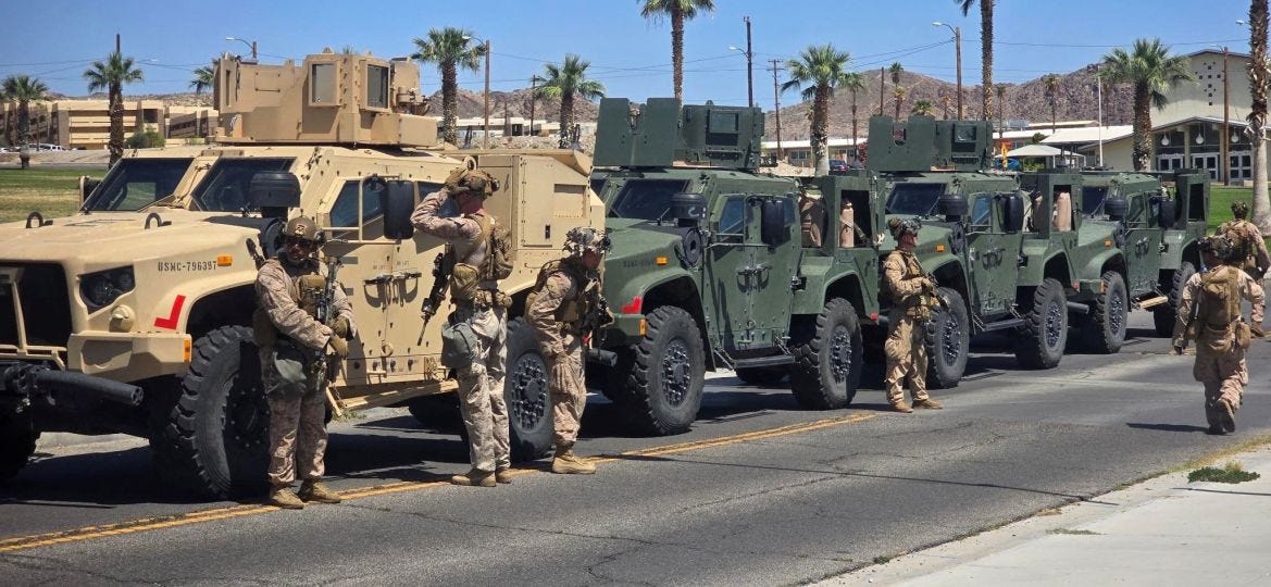 Trump sends Marines and more National Guard members to Los Angeles